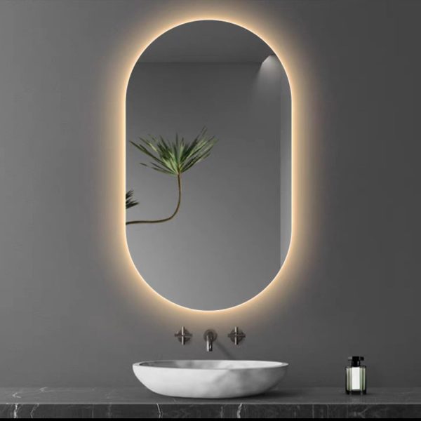 Modelo Led 06 - Espejo de Baño Led Ovalado