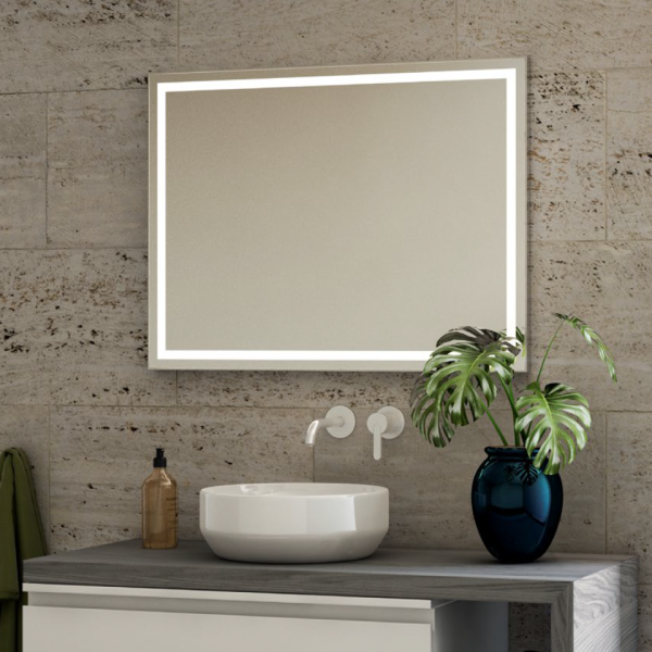 Modelo Led 02 - Espejo de Baño Led Cuadrado